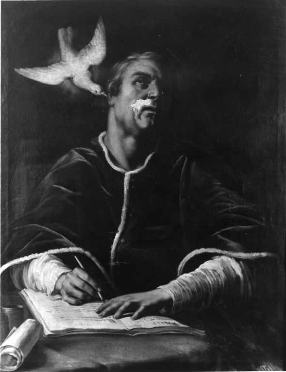 San Gregorio Magno (dipinto) - ambito romano (seconda metà sec. XVII)