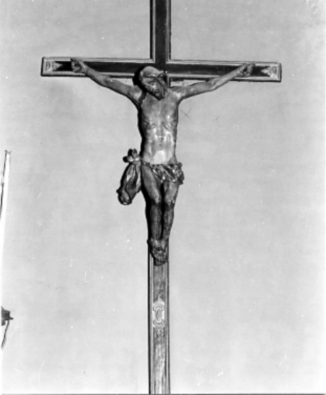 Cristo crocifisso (croce processionale) - ambito laziale (fine sec. XVIII)