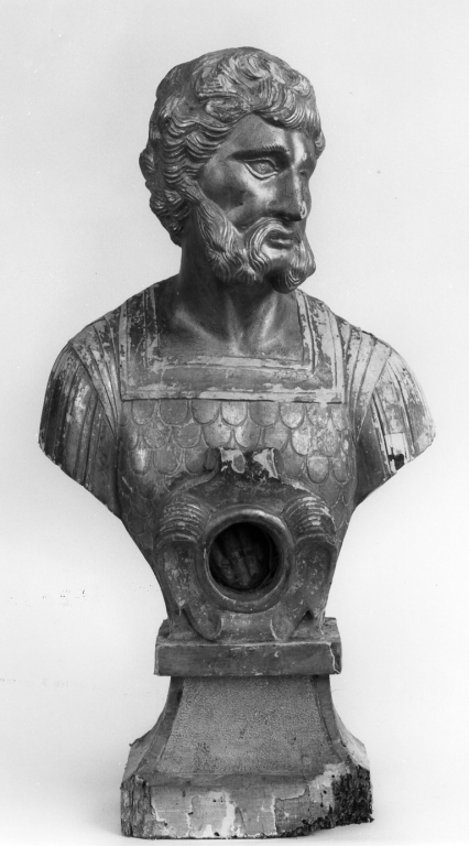 San Pio (reliquiario - a busto) - ambito romano (fine sec. XVII)