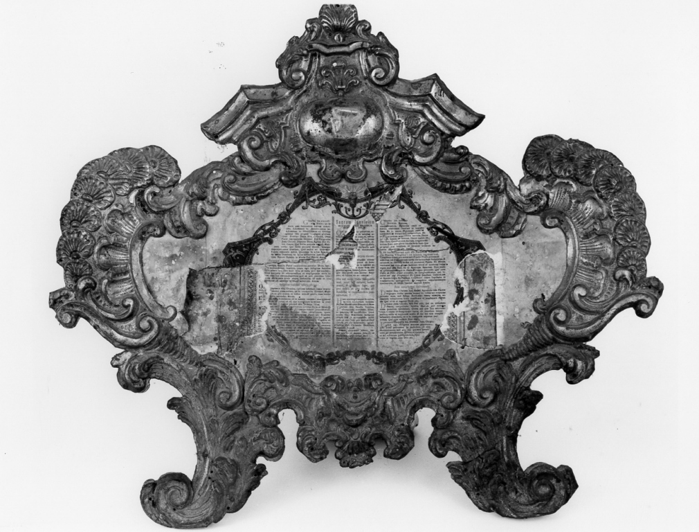 cartagloria - ambito laziale (metà sec. XVIII)