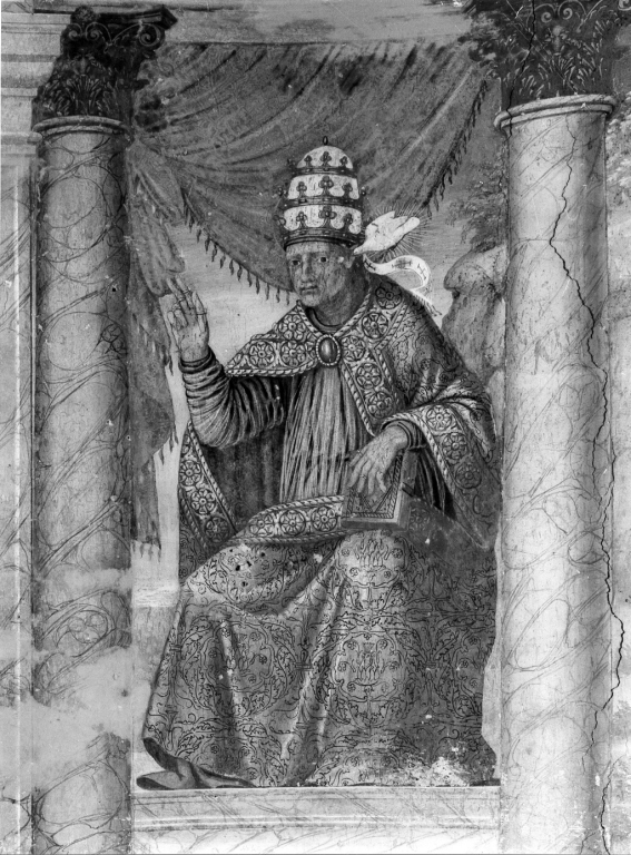 San Gregorio Magno (dipinto) - ambito umbro-marchigiano (primo quarto sec. XVI)