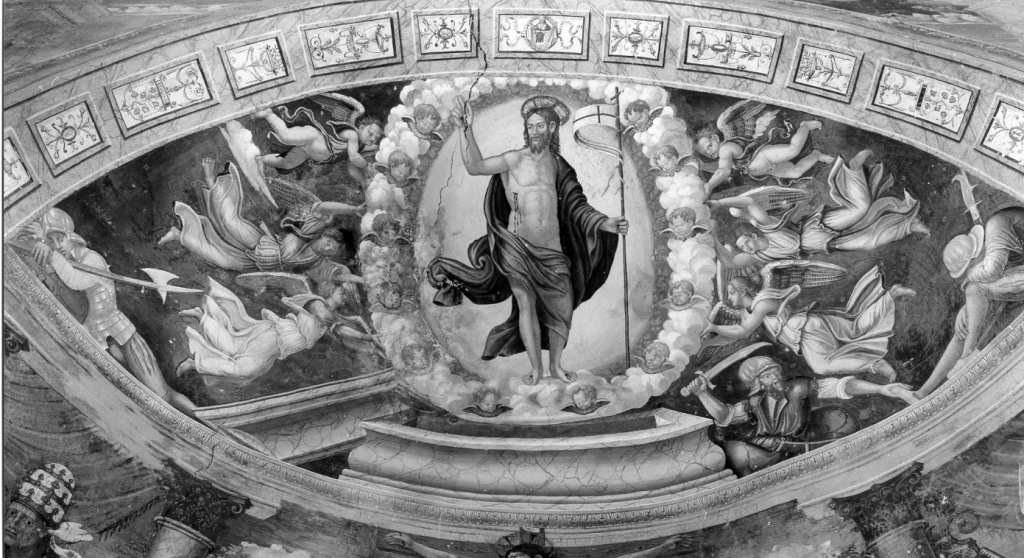 Cristo risorto (dipinto) - ambito umbro-marchigiano (primo quarto sec. XVI)
