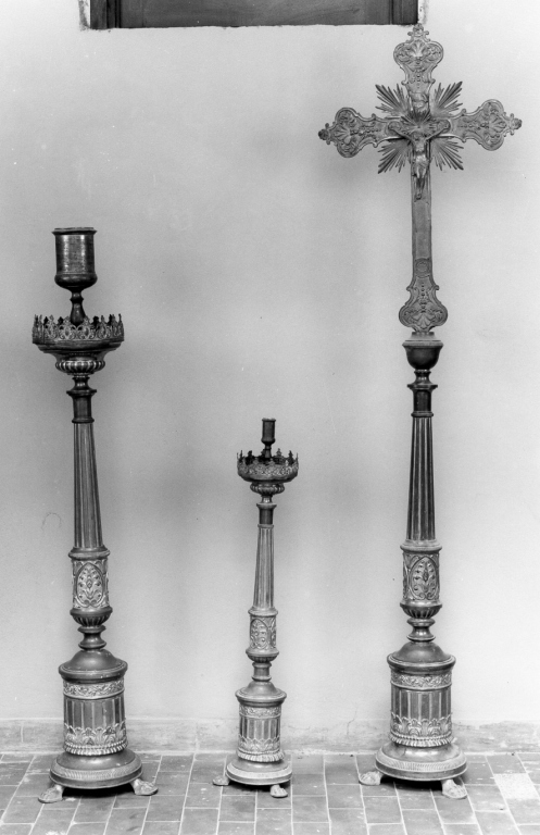 servizio d'altare - ambito romano (fine sec. XIX)