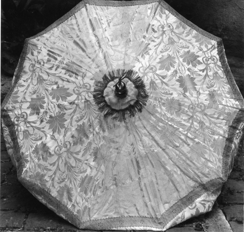 ombrellino processionale - ambito laziale (fine sec. XIX)