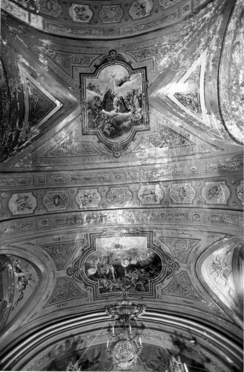 incoronazione di Maria Vergine (dipinto) di Testa Oscar da Malta (sec. XX)