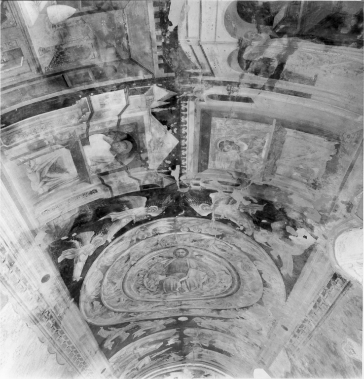 San Matteo e San Marco entro edicole architettoniche (dipinto) - ambito laziale (sec. XV)