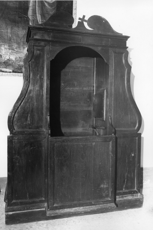 confessionale, serie - ambito laziale (seconda metà sec. XVIII)