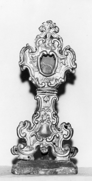 reliquiario - a ostensorio - ambito laziale (seconda metà sec. XVIII)