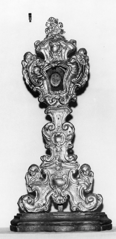 reliquiario - a ostensorio - ambito laziale (seconda metà sec. XVIII)