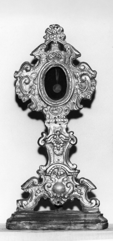 reliquiario - a ostensorio - ambito laziale (seconda metà sec. XVIII)