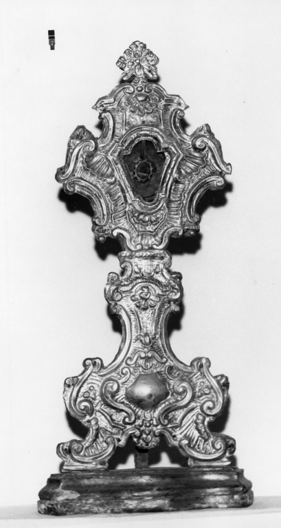 reliquiario - a ostensorio - ambito laziale (seconda metà sec. XVIII)