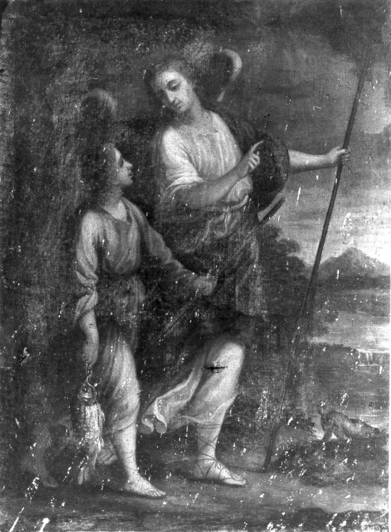 Tobia e l'Angelo (dipinto) - ambito romano (sec. XVIII)