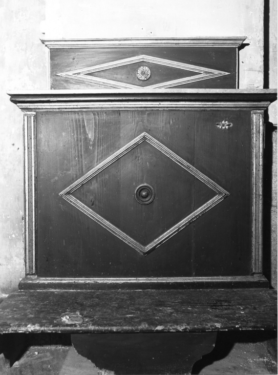 inginocchiatoio - ambito laziale (sec. XIX)