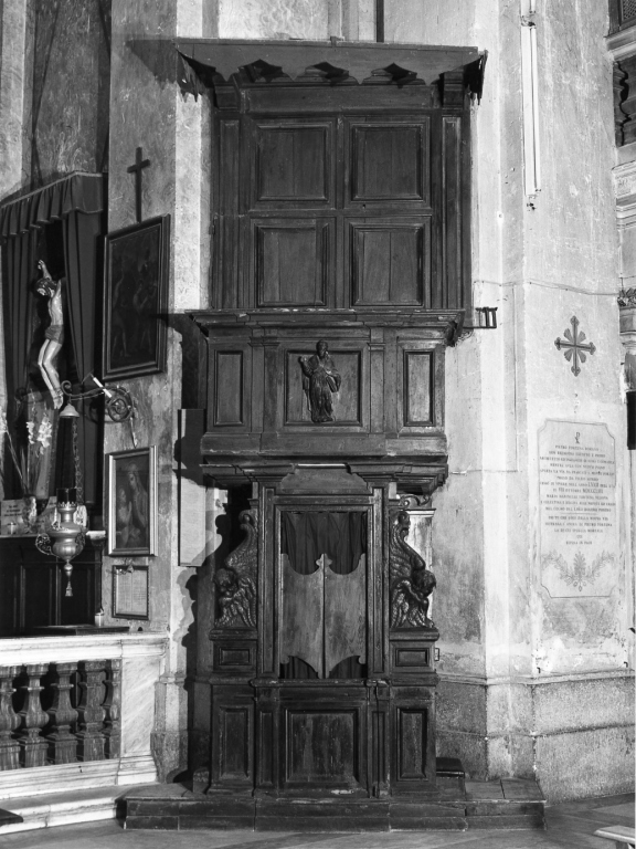 confessionale - ambito laziale (sec. XVII)