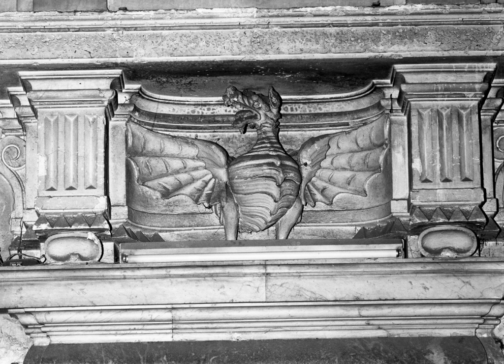 drago (rilievo) - ambito laziale (sec. XVII)