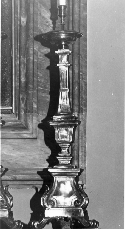 candeliere - ambito romano (prima metà sec. XIX)