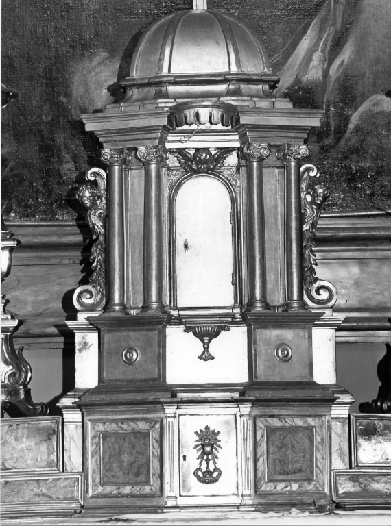 tabernacolo - a tempietto - ambito romano (sec. XVIII)