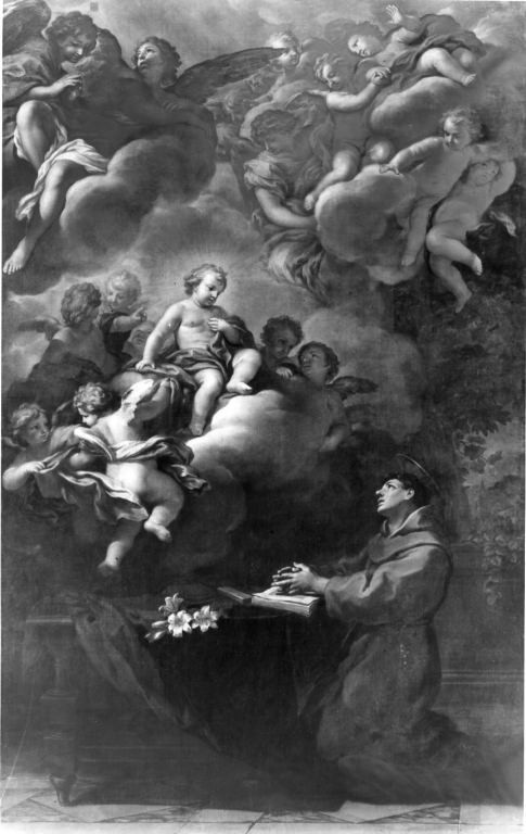 Sant'Antonio da Padova (dipinto) di Ferri Ciro (sec. XVII)