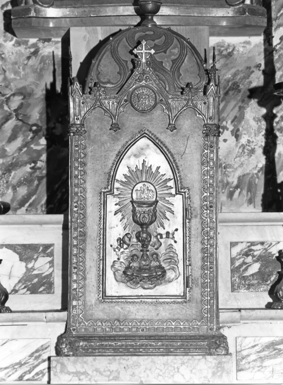 tabernacolo - a tempietto - ambito romano (fine sec. XIX)