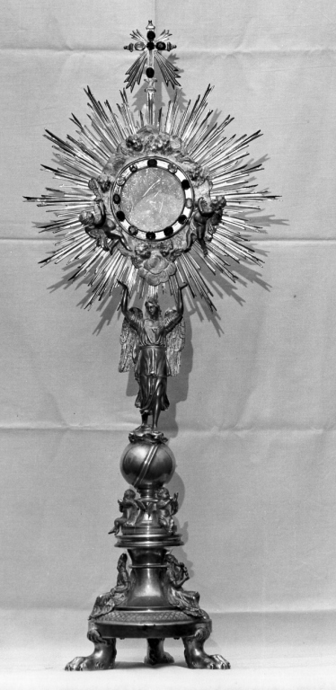 ostensorio - ambito romano (sec. XIX)