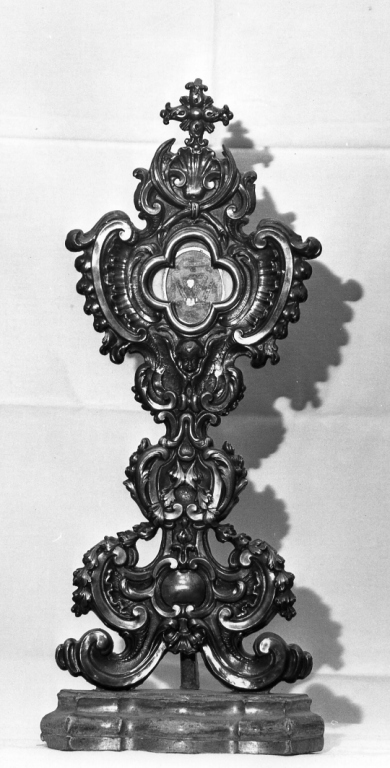 reliquiario - a ostensorio - ambito romano (seconda metà sec. XVIII)