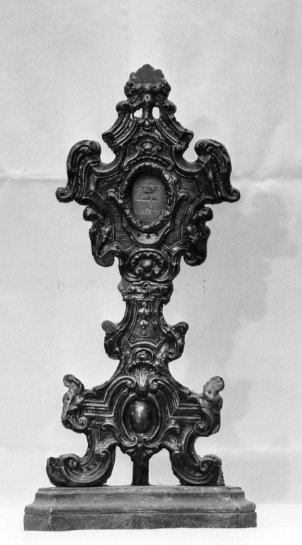 reliquiario - a ostensorio - ambito romano (sec. XVIII)