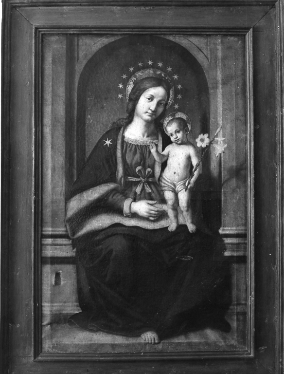 Madonna con Bambino (dipinto) - ambito romano (sec. XIX)