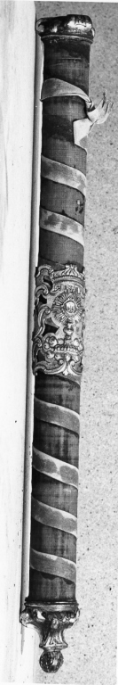 mazza processionale - ambito laziale (sec. XIX)