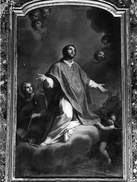 gloria di S. Antonino (dipinto) di Lapis Gaetano detto Carraccetto (sec. XVIII)