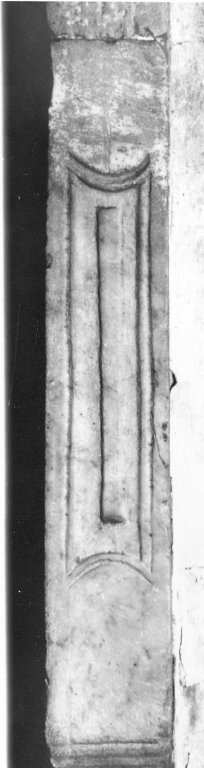 pilastrino - ambito laziale (seconda metà sec. VI)