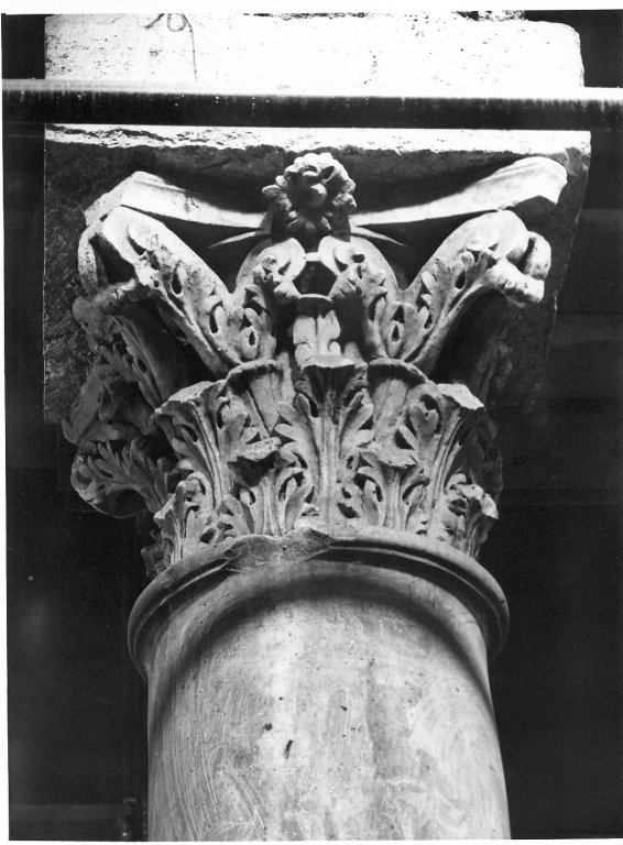 capitello corinzio - ambito laziale (sec. XI)