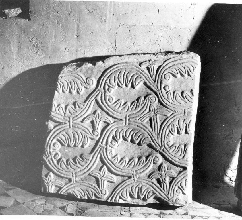 pluteo, frammento - ambito laziale (prima metà sec. IX)