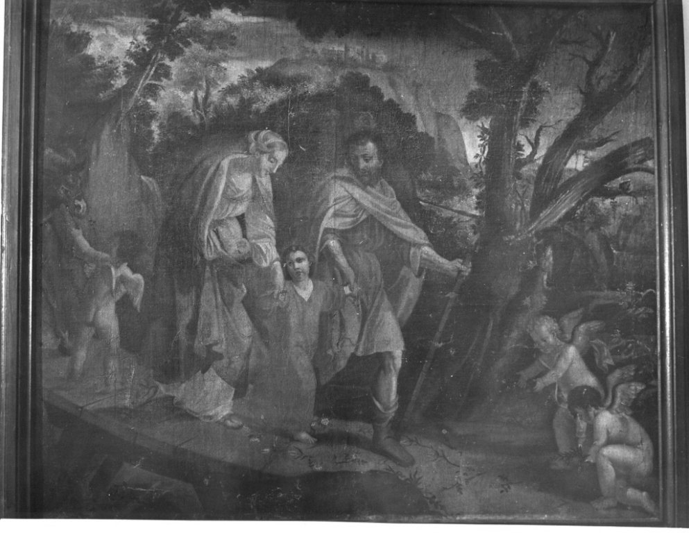 Il ritorno dall'Egitto (dipinto) - ambito laziale (sec. XVIII)