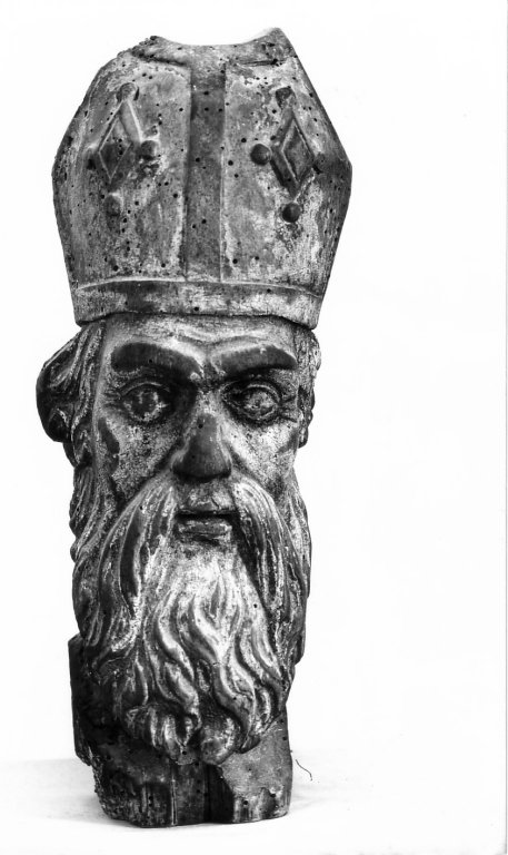 vescovo (scultura) - ambito laziale (sec. XVI)