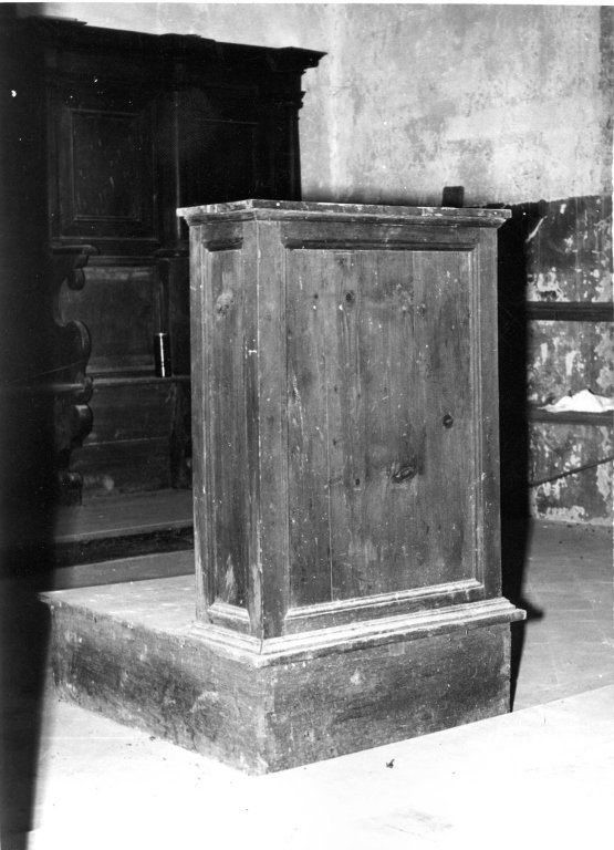 inginocchiatoio - ambito laziale (sec. XVIII)