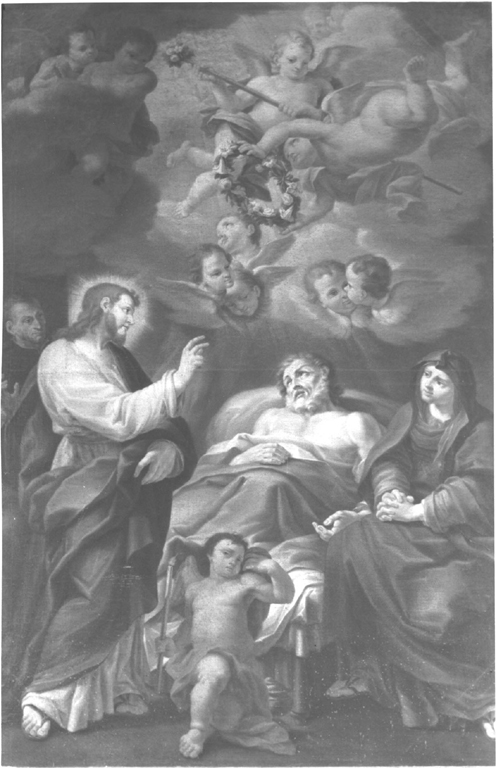 morte di San Giuseppe (dipinto) di Naldini Filippo (sec. XVIII)