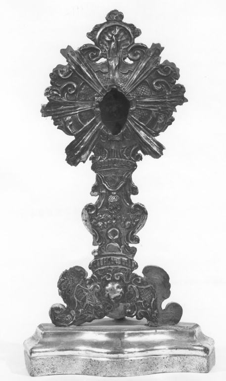 reliquiario - a ostensorio - ambito laziale (seconda metà sec. XVIII)