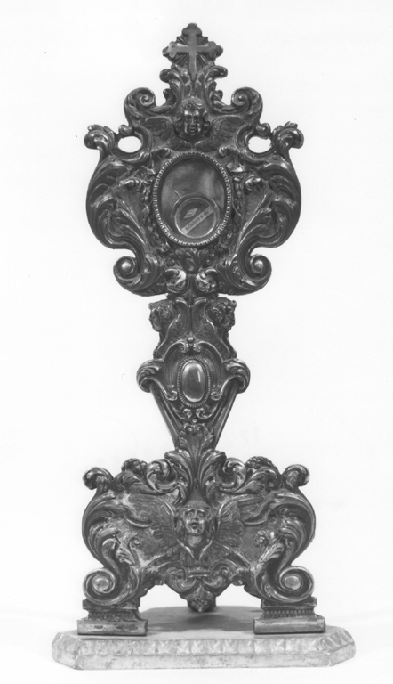 reliquiario - a ostensorio di Petrucci Gaetano (sec. XVIII)