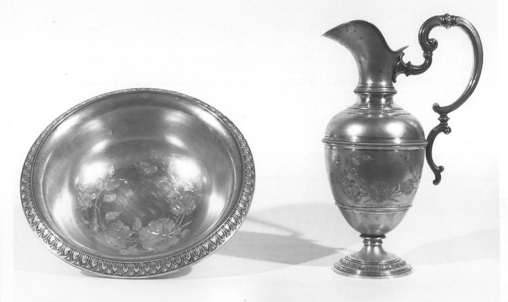 servizio da lavabo - ambito italiano (secc. XIX/ XX)