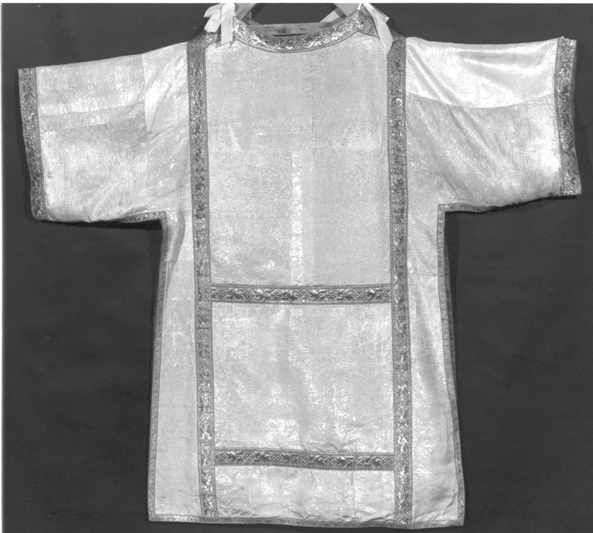 tunicella, serie - manifattura laziale (sec. XIX)