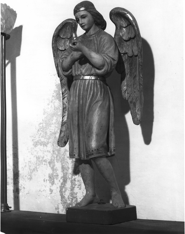 angelo (statuetta, serie) - ambito laziale (sec. XIX)