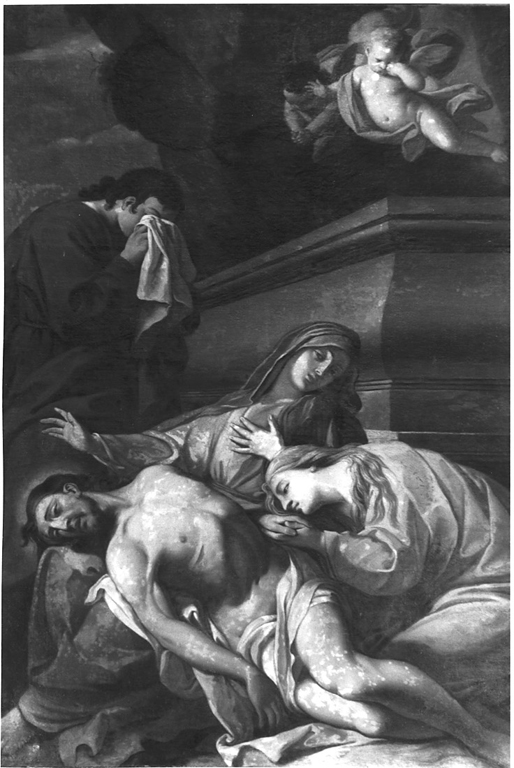 compianto sul Cristo morto (dipinto) di Tirrito Fedele detto Fedele da San Biagio (seconda metà sec. XVIII)
