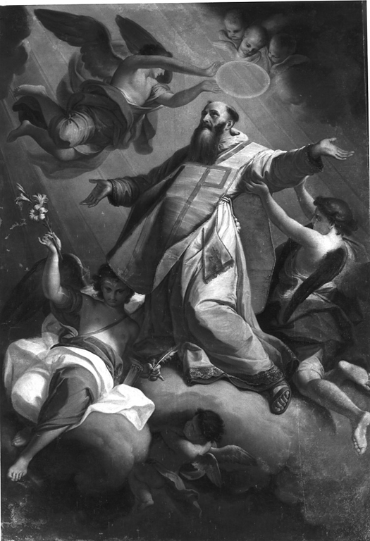 Gloria di San Lorenzo da Brindisi (dipinto) di Tirrito Fedele detto Fedele da San Biagio (seconda metà sec. XVIII)