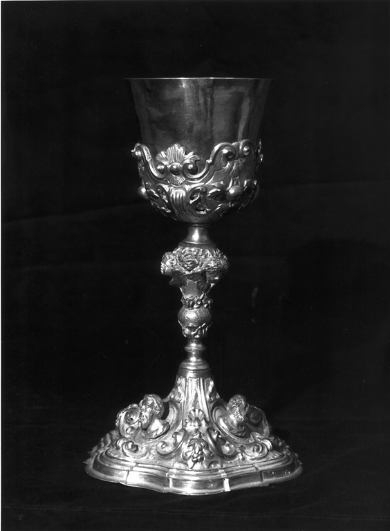 quattro evangelisti (calice) - produzione romana (sec. XVIII)