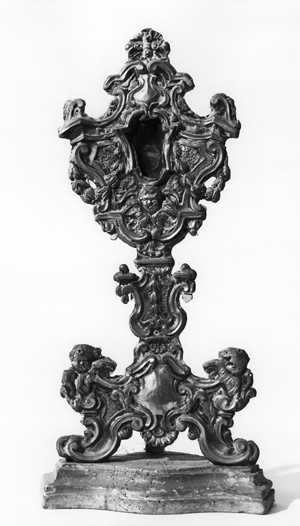 reliquiario - a ostensorio - ambito laziale (seconda metà sec. XVIII)