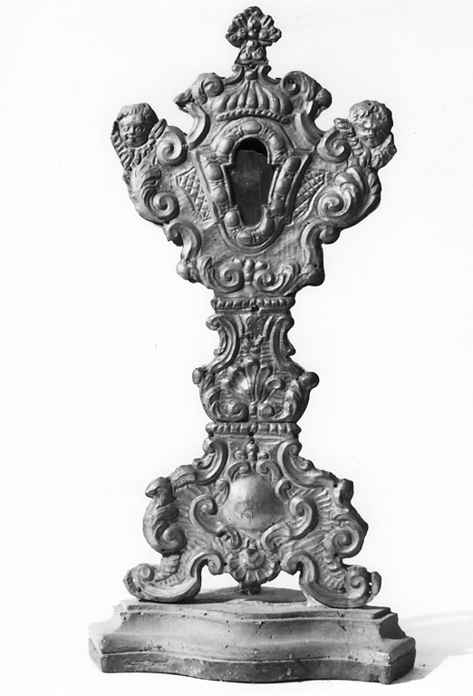 reliquiario - a ostensorio - ambito laziale (seconda metà sec. XVIII)