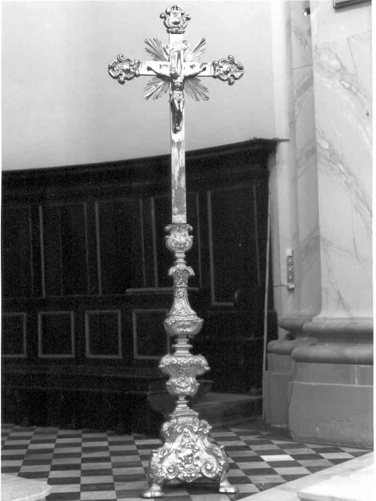 Cristo crocifisso (croce d'altare) - ambito romano (ultimo quarto sec. XVIII)