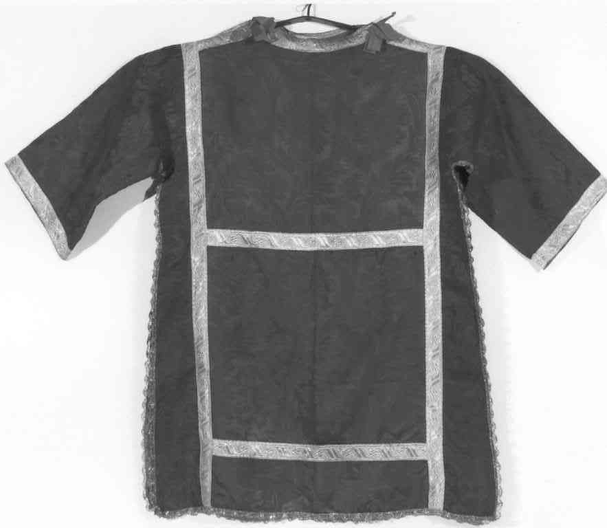 tunicella, serie - manifattura romana (ultimo quarto sec. XVIII)