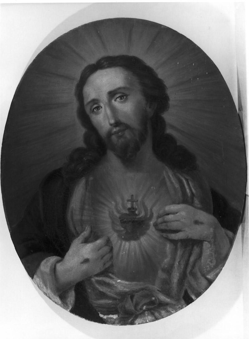 Sacro Cuore di Gesù (dipinto) - ambito laziale (sec. XIX)