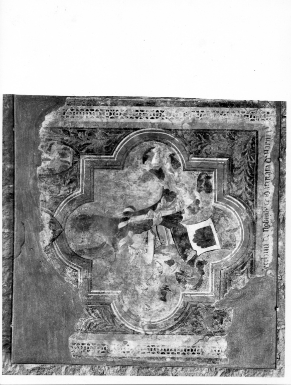 emblema (dipinto, frammento) - ambito laziale (sec. XV)